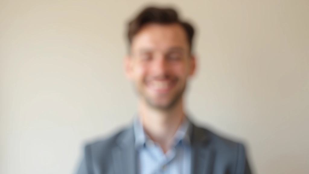 Professional portrait of man in casual smart attire, confident pose, neutral background, upper body shot